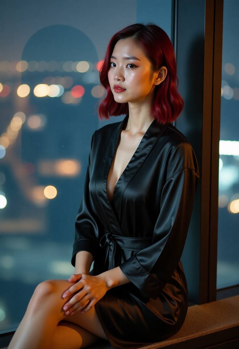 主播正在为盆栽换盆